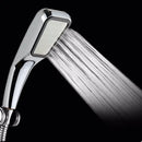 Modern abs chrome square rainfall shower head for bathroom by Decorbites