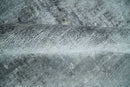 Modern Abstract 5.9x8.5 Silver, Beige and Charcoal Hand Knotted bamboo Silk Area Rug