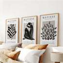 Matisse Posters Set of 3. Minimalist Botanical, Figure Prints by Wall Art Set