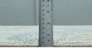 Modern Abstract Beige, Gray and Silver Hand loom 5x8 Wool and Viscose Area Rug