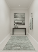 Modern Abstract Beige, silver, Gray and Charcoal 5x8 Hand loom Viscose Area Rug