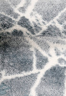 Modern Abstract Design Gray 5x7 Rug