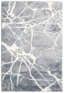 Modern Abstract Design Gray 5x7 Rug