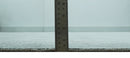 Modern Abstract Design Gray 8x10 Hand Knotted Art Silk Rug
