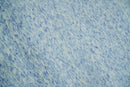 Modern Abstract Ivory and Blue 5.6x8 Hand Knotted Bamboo Silk Area Rug