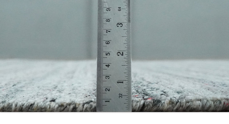 Modern Abstract Silver, Gray, Charcoal and Brown Dari 5x8 Pet yarn Area Rug