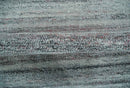 Modern Abstract Silver, Gray, Charcoal and Brown Dari 5x8 Pet yarn Area Rug