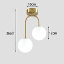 GobekUsa Modern Acrylic Ball Ceiling Light for Home