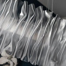 GobekUsa Acrylic Ceiling Chandelier for Art Restaurant Hotel Living Room Kitchen LED Ring Light