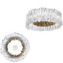 GobekUsa Acrylic Ceiling Chandelier for Art Restaurant Hotel Living Room Kitchen LED Ring Light