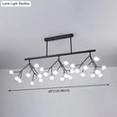 GobekUsa Modern Acrylic Firefly Island Pendant Ceiling Lights for Dining Room – 27 Lights