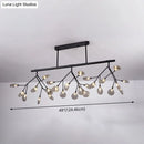 GobekUsa Modern Acrylic Firefly Island Pendant Ceiling Lights for Dining Room – 27 Lights