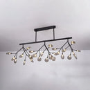 GobekUsa Modern Acrylic Firefly Island Pendant Ceiling Lights for Dining Room – 27 Lights