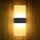 GobekUsa Modern Acrylic Geometric LED Wall Sconce Lamp: Stylish Bedside Lighting Fixture