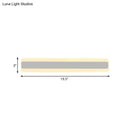 GobekUsa Modern Acrylic LED Bathroom Vanity Lighting Fixture in Warm/White Light, 16"/19.5"/23.5" Wide