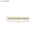GobekUsa Modern Acrylic LED Bathroom Vanity Lighting Fixture in Warm/White Light, 16"/19.5"/23.5" Wide