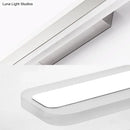 GobekUsa Modern Acrylic LED Bathroom Vanity Lighting Fixture in Warm/White Light, 16"/19.5"/23.5" Wide