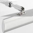 GobekUsa Modern Acrylic LED Vanity Lighting Fixture in Black/Chrome, 15"/19" Wide