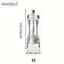 Modern acrylic manual pepper grinder kitchen spice mill shaker by Decorbites