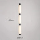 GobekUsa Acrylic Minimalist Pendant Lights | Contemporary LED Bedside Lamp for Restaurant and Industrial Decor