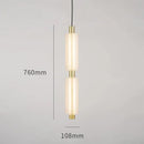 GobekUsa Acrylic Minimalist Pendant Lights | Contemporary LED Bedside Lamp for Restaurant and Industrial Decor