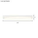 GobekUsa Modern LED Vanity Light Fixture - Wall Mounted Acrylic Rectangular Design in Natural White Light, 16.5"/20.5"/24.5" Wide