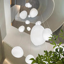 Modern Acrylic Staircase Multi-Light Pendant Chandelier
