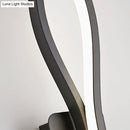 GobekUsa Modern Acrylic Twist Wall Light Sconce in Black/White - Neutral/Warm/White Light