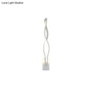 GobekUsa Modern Acrylic Twist Wall Light Sconce in Black/White - Neutral/Warm/White Light