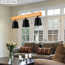 GobekUsa Modern Adjustable Cone Pendant Lamp - 3/5-Light Island Drop Light in Black/White