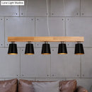 GobekUsa Modern Adjustable Cone Pendant Lamp - 3/5-Light Island Drop Light in Black/White