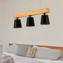GobekUsa Modern Adjustable Cone Pendant Lamp - 3/5-Light Island Drop Light in Black/White