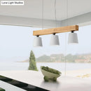 GobekUsa Modern Adjustable Cone Pendant Lamp - 3/5-Light Island Drop Light in Black/White