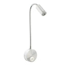 Modern adjustable gooseneck led bedside wall sconces bedroom reading lamp by Decorbites