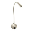 Modern adjustable gooseneck led bedside wall sconces bedroom reading lamp by Decorbites