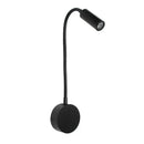 Modern adjustable gooseneck led bedside wall sconces bedroom reading lamp by Decorbites