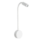 Modern adjustable gooseneck led bedside wall sconces bedroom reading lamp by Decorbites