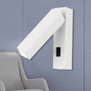 GobekUsa Contemporary Mini LED Wall Sconce with Rotatable Metallic Design - Black/Silver/White