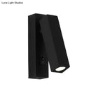 GobekUsa Contemporary Mini LED Wall Sconce with Rotatable Metallic Design - Black/Silver/White