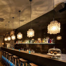 GobekUsa Aeolian Bells Shell Chandelier for Mediterranean Living Room, Shop, Bar, and Restaurant