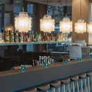 GobekUsa Aeolian Bells Shell Chandelier for Mediterranean Living Room, Shop, Bar, and Restaurant