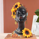 GobekUsa African Beauty Figurines: Modern Art Crafts for Home & Office Decor