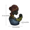 GobekUsa African Beauty Figurines: Modern Art Crafts for Home & Office Decor