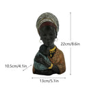GobekUsa African Beauty Figurines: Modern Art Crafts for Home & Office Decor