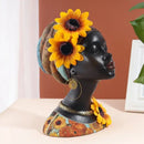 GobekUsa African Beauty Figurines: Modern Art Crafts for Home & Office Decor