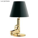 GobekUsa Nordic Modern AK47 Gun_Lounge Silvery Gold Lustre Bedroom Lamp LED Floor Lamps Kids Children Room Fixtures Home Loft Decor