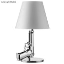 GobekUsa Nordic Modern AK47 Gun_Lounge Silvery Gold Lustre Bedroom Lamp LED Floor Lamps Kids Children Room Fixtures Home Loft Decor