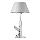 GobekUsa Nordic Modern AK47 Gun_Lounge Silvery Gold Lustre Bedroom Lamp LED Floor Lamps Kids Children Room Fixtures Home Loft Decor