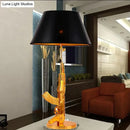 GobekUsa Nordic Modern AK47 Gun_Lounge Silvery Gold Lustre Bedroom Lamp LED Floor Lamps Kids Children Room Fixtures Home Loft Decor
