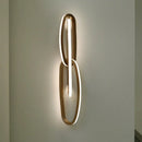 GobekUsa Modern Aluminium Gold LED Wall Sconce for Living Room